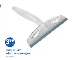 Lidl Bath Bliss window squeegee offer