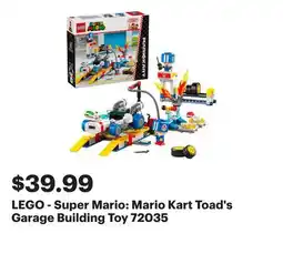 Best Buy LEGO - Super Mario: Mario Kart Toad's Garage Building Toy 72035 offer