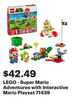 Best Buy LEGO - Super Mario Adventures with Interactive Mario Playset 71439 offer