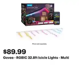 Best Buy Govee - RGBIC 32.8ft Icicle Lights - Multi offer