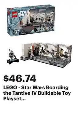 Best Buy LEGO - Star Wars Boarding the Tantive IV Buildable Toy Playset 75387 - Multi offer