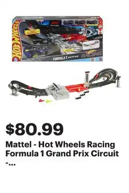Best Buy Mattel - Hot Wheels Racing Formula 1 Grand Prix Circuit - Collectibles - Multicolor offer