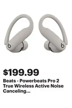 Best Buy Beats - Powerbeats Pro 2 True Wireless Active Noise Canceling Earbuds - Quick Sand offer