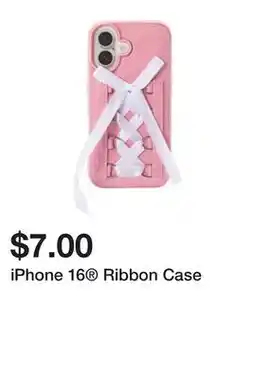 Five Below iPhone 16 Ribbon Case offer