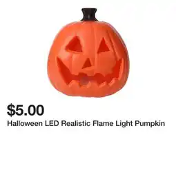 Five Below Halloween LED Realistic Flame Light Pumpkin offer