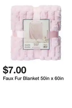 Five Below Faux Fur Blanket 50in x 60in offer
