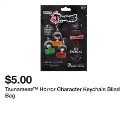 Five Below Tsunameez Horror Character Keychain Blind Bag offer