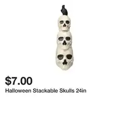 Five Below Halloween Stackable Skulls 24in offer