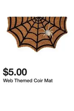Five Below Web Themed Coir Mat offer