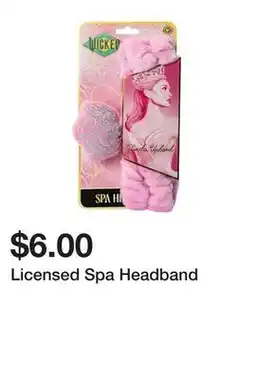 Five Below Licensed Spa Headband offer