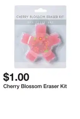 Five Below Cherry Blossom Eraser Kit offer