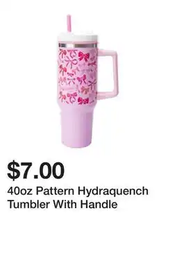 Five Below 40oz Pattern Hydraquench Tumbler With Handle offer