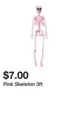 Five Below Pink Skeleton 3ft offer