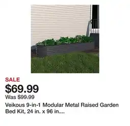 Tractor Supply Company Veikous 9-in-1 Modular Metal Raised Garden Bed Kit, 24 in. x 96 in. x 17 in offer