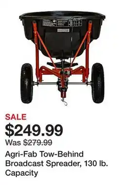 Tractor Supply Company Agri-Fab Tow-Behind Broadcast Spreader, 130 lb. Capacity offer
