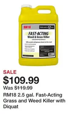 Tractor Supply Company RM18 2.5 gal. Fast-Acting Grass and Weed Killer with Diquat offer