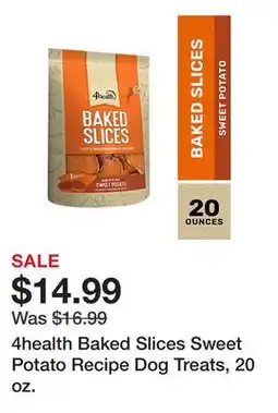 Tractor Supply Company 4health Baked Slices Sweet Potato Recipe Dog Treats, 20 oz offer
