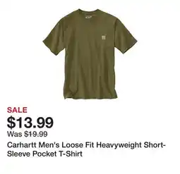 Tractor Supply Company Carhartt Men's Loose Fit Heavyweight Short-Sleeve Pocket T-Shirt offer