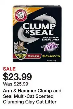 Tractor Supply Company Arm & Hammer Clump and Seal Multi-Cat Scented Clumping Clay Cat Litter offer