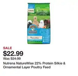 Tractor Supply Company Nutrena NatureWise 22% Protein Silkie & Ornamental Layer Poultry Feed offer