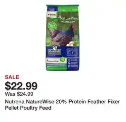 Tractor Supply Company Nutrena NatureWise 20% Protein Feather Fixer Pellet Poultry Feed offer