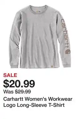 Tractor Supply Company Carhartt Women's Workwear Logo Long-Sleeve T-Shirt offer