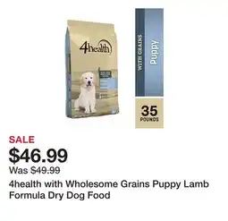 Tractor Supply Company 4health with Wholesome Grains Puppy Lamb Formula Dry Dog Food offer