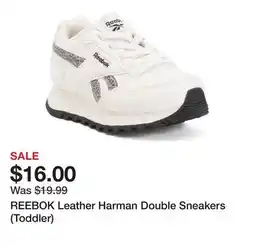 Marshalls REEBOK Leather Harman Double Sneakers (Toddler) offer