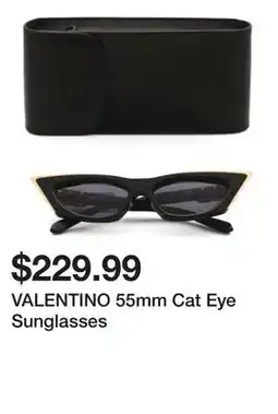 Marshalls VALENTINO 55mm Cat Eye Sunglasses offer