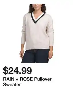 Marshalls RAIN + ROSE Pullover Sweater offer