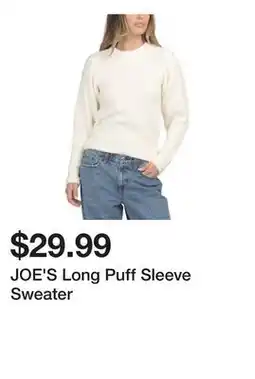 Marshalls JOE'S Long Puff Sleeve Sweater offer