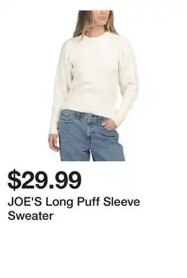 Marshalls JOE'S Long Puff Sleeve Sweater offer