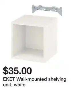 Ikea EKET Wall-mounted shelving unit, white offer