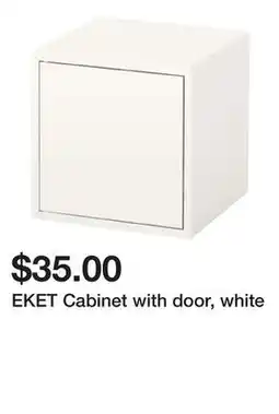 Ikea EKET Cabinet with door, white offer