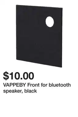 Ikea VAPPEBY Front for bluetooth speaker, black offer