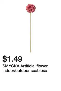 Ikea SMYCKA Artificial flower, indoor/outdoor scabiosa offer