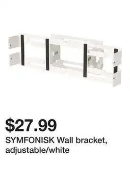 Ikea SYMFONISK Wall bracket, adjustable/white offer