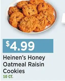 Heinen's Heinen's Honey Oatmeal Raisin Cookies offer