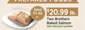 Heinen's Two Brothers Baked Salmon offer