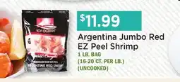 Heinen's Argentina Jumbo Red EZ Peel Shrimp offer