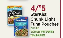 Heinen's StarKist Chunk Light Tuna Pouches offer