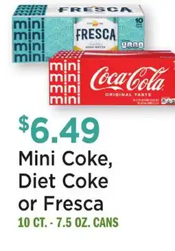 Heinen's Mini Coke, Diet Coke or Fresca offer