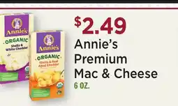 Heinen's Annie's Premium Mac & Cheese offer