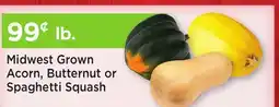 Heinen's Midwest Grown Acorn, Butternut or Spaghetti Squash offer