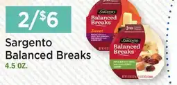 Heinen's Sargento Balanced Breaks offer