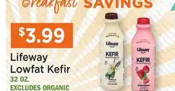 Heinen's Lifeway Lowfat Kefir offer
