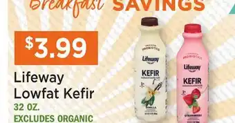 Heinen's Lifeway Lowfat Kefir offer