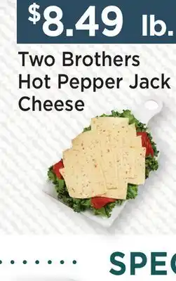 Heinen's Two Brothers Hot Pepper Jack Cheese offer