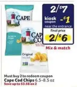 Winn Dixie Cape Cod Chips offer