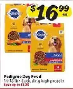 Winn Dixie Pedigree Dog Food offer